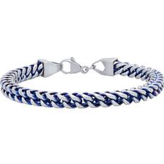 Macy's Men's Franco Link Bracelet - Silver