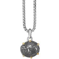 David Yurman Cancer Amulet - Silver/Gold