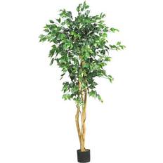 Iron Artificial Plants Nearly Natural Ficus Tree Artificial Plant