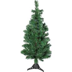 Interior Details DAK 4ft. Fiber Optic Artificial Spiral Pine Green Christmas Tree