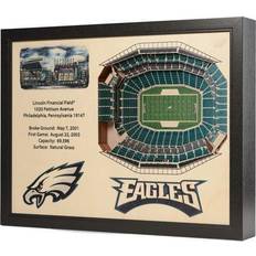 YouTheFan Philadelphia Eagles StadiumView Framed Art 56.4x56.4cm