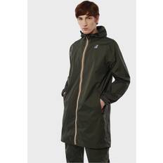 Homme - Vert Vestes K-Way Imperméable long À capuche Taille