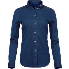 Tee jays Casual Twill skjorta, Indigo