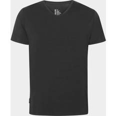 Boody Kläder Boody V-ringad T-shirt i Bambu Herr - Mörkgrå