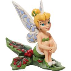 Jim Shore Disney Traditions Tinker Bell Sitting on Holly Figurine
