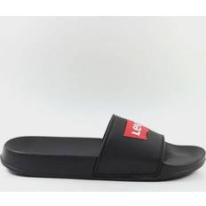 Levi's Hjemmesko & Sandaler Levi's Levis Batwing Slider - Rød/Hvid