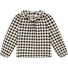 Checkered Blouses & Tunics Children's Clothing Bonpoint Gingham Blouse - Cream