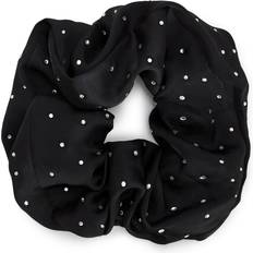 Kitsch Produits capillaires Kitsch Satin Rhinestone Brunch Scrunchie - Black