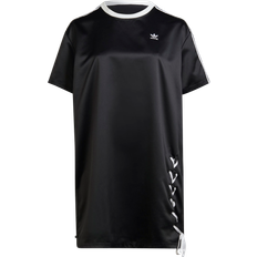 Bianco - Donna Vestiti adidas Abito T-Shirt Stringato Da Donna - Nero