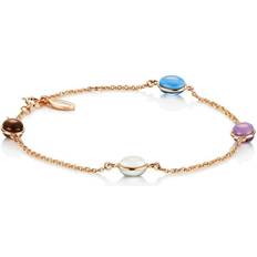 Guld - Hvid Armbånd Efva Attling Love Beads Flow Armbånd - Guld