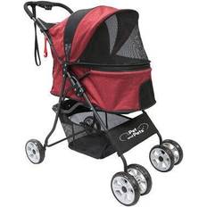Petique and Pets Red Catalina Pet Stroller, 11