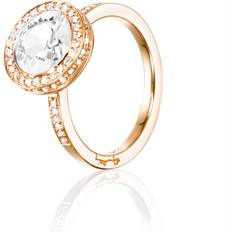 Efva Attling Halo Crystal Quartz Ring - Gull