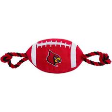 Pets First NCAA Louisville Cardinals Nylon Football Dog