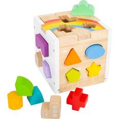 Small Foot Steckwürfel Small Foot Shape Fitting Cube, Legler Toys Puzzles