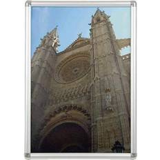 Franken BS0703 Picture frame Paper size: A2 (W x H x D) 45 x 62.4 x 1.2 cm Silver Bilderrahmen