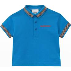 Babies Polo Shirts Burberry Baby's Mini Christo Polo - Blue