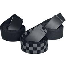 Gula - Herr Skärp Urban Classics Belts Trio 3er Pack Bälte Unisex skiffer