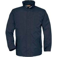 B&C Collection B&C Mens Ocean Shore vattentät huva med fleecefodrad jacka