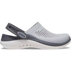 Grå Utendørstøfler Crocs Kids' LiteRide 360 Clog Black/Slate 34-35