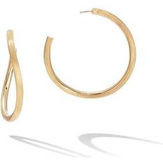 Marco Bicego 18K Yellow Gold Jaipur Textured Hoop Earrings