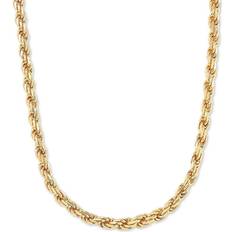 Unisex Necklaces Macy's Rope Link Chain Necklace - Gold