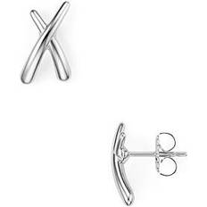 Saks Fifth Avenue Women's Sterling X Stud Earrings