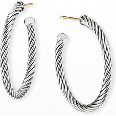 David Yurman Earrings David Yurman Cablespira Hoop Earrings, 1"