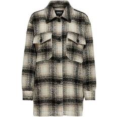 Skjortjacka dam svart Only Sedona Light Coat - Otw Grey