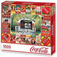 Non-Toxic Classic Jigsaw Puzzles Springbok Coca Cola Gameboard 1000 Pieces