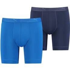 Boksere - Oransje Underbukser Puma Men's Sport's Microfiber Long Boxers - Blue