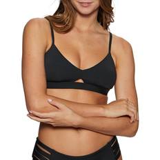 Blau Bikinioberteile Seafolly Collective Hybrid Bralette - Schwarz