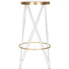 Black - Gold Bar Stools Safavieh Hester Bar Stool 30"