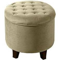 MDF Pallar HomePop Large Round Sittpuff 45.7cm