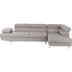 Divaner - Grå - Metal Sofaer Beliani Norrea Sofa 261cm 5 personers