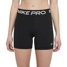 Polyester - Women Trousers & Shorts NIKE Pro 365 5" Shorts Women - Black/White