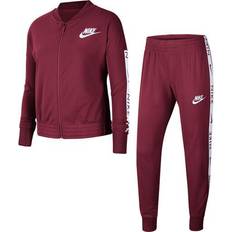 Nike tracksuit older kids Nike Older Kid's Sportswear Tracksuit - Dark Beetroot/White (CU8374-638)