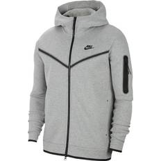 Klær NIKE Sportswear Tech Fleece Men's Full Zip Hoodie - Dark Grey Heather/Black