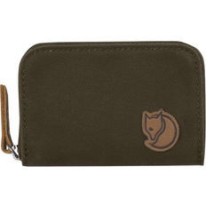 Bomull Lommebøker Fjällräven Zip Card Holder - Dark Olive