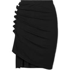 Drukknopen - Vrouw Rokken Rabanne Mini Skirt - Black