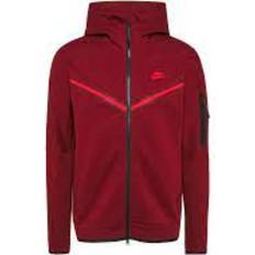 Nike Tech Fleece Full-Zip Hoodie - Team Red/University Red