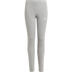 Adidas Girl's Essentials Tight - Medium Gray Heather/Clear Pink