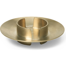 ferm LIVING Block Brass Fyrfadsstage 3cm