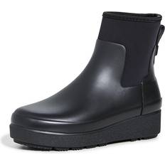 Hunter Musta Chelsea-saappaat Hunter Refined Creeper Chelsea Boots - Black