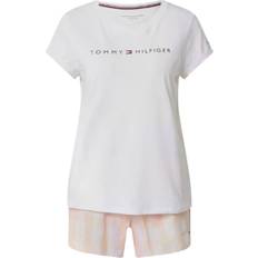 Tommy Hilfiger Original Short Print Pyjama Set - White/Palaka Plaid