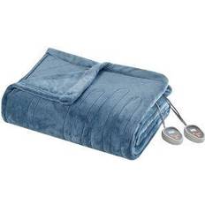 Beautyrest Heated Plush Manta Azul (228.6x213.36cm)