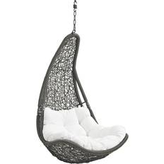 Gray Outdoor Hanging Chairs modway Abate