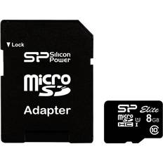 Silicon Power Cartes mémoire Silicon Power Carte SD 8 Go MicroSDHC