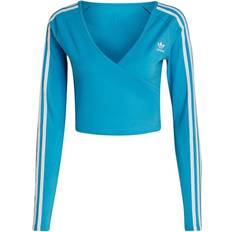 Adidas Adicolor Classics Cropped Long Sleeve T-shirt - App Sky Rush