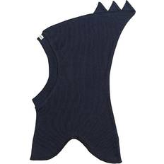 S Balaklavaer Racing Kids Organic Single Layer Cotton Balaclava with Top and Dino Detail - Dark Navy (508006-57)