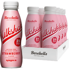 Barebells Sport & Energidrikke Barebells Milkshake Strawberry 330ml 8 stk